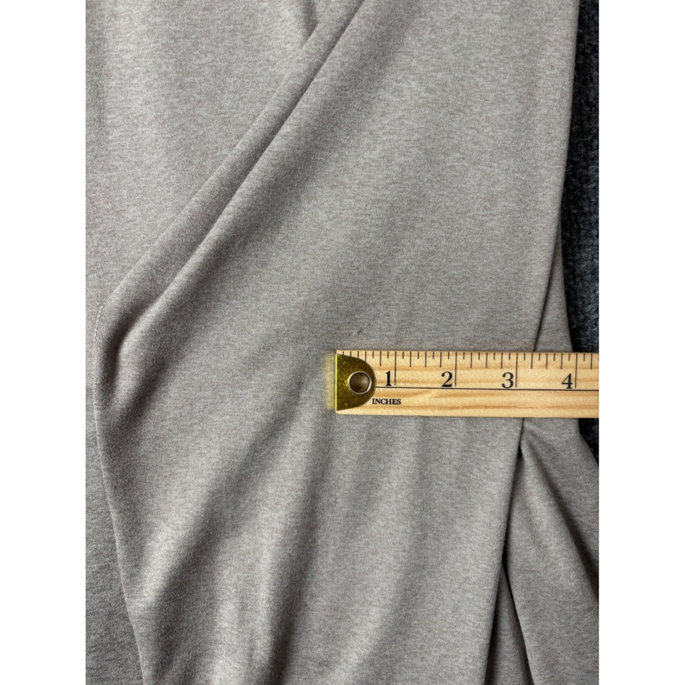 Quince Hoodie Mens XL Brown Sweatshirt Polyester Spandex Performance Gym Preppy - Picture 6 of 6